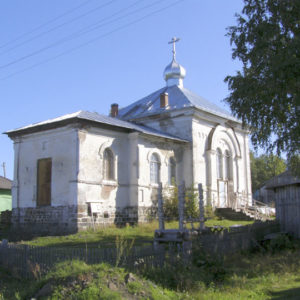 Каменная Церковь Алексия человека Божия 1866 в Великой Губе