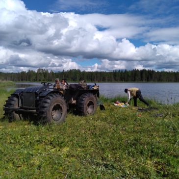 Завершена экспедиция по исследованиям озер в Вожегодском районе.