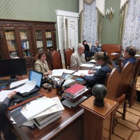 На заседании Совета отделения отчитались по итогам 2022 года и приняли в ряды ВРО РГО новобранцев